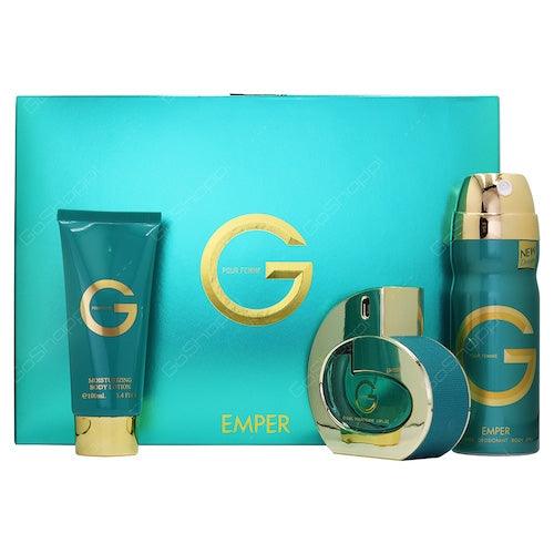 Emper G 85ml Giftset for Women - Thescentsstore